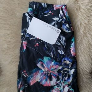 NWT Fabletics floral high waisted leggings